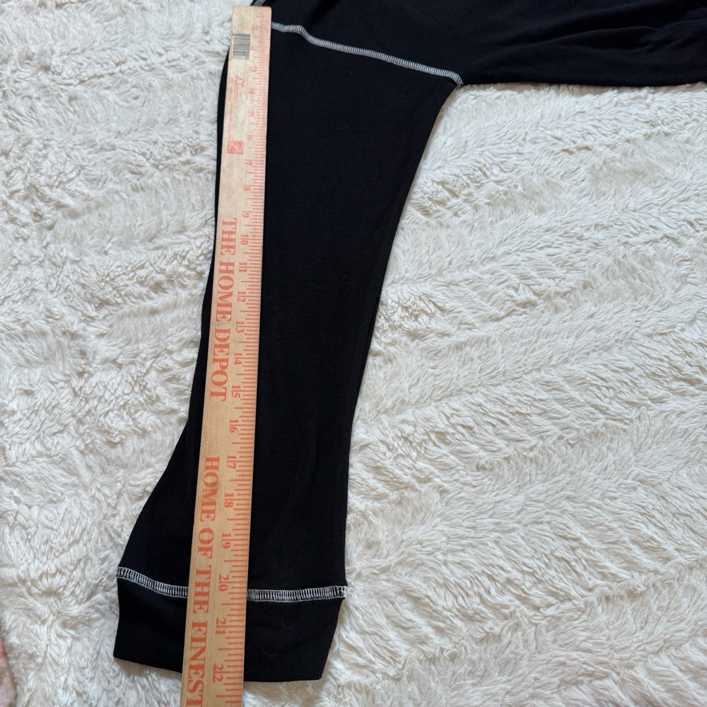 NWT Suzanne Betro Black Contrast Stitch Henley Tunic size 3x - Picture 5 of 7